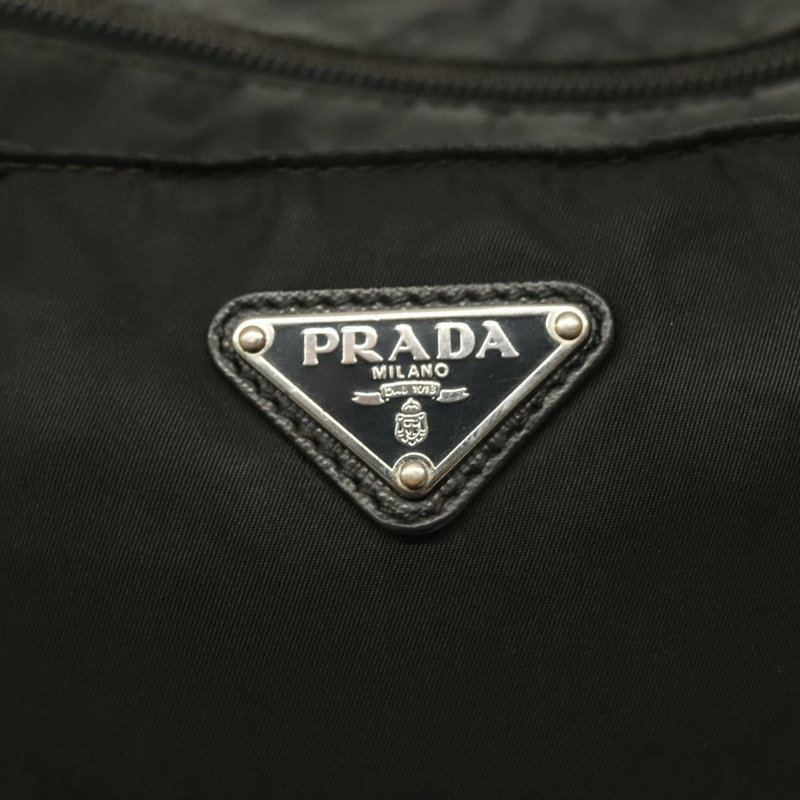 【日本直送】PRADA 單肩包 尼龍 黑色 銀色 正品 yk19379-17