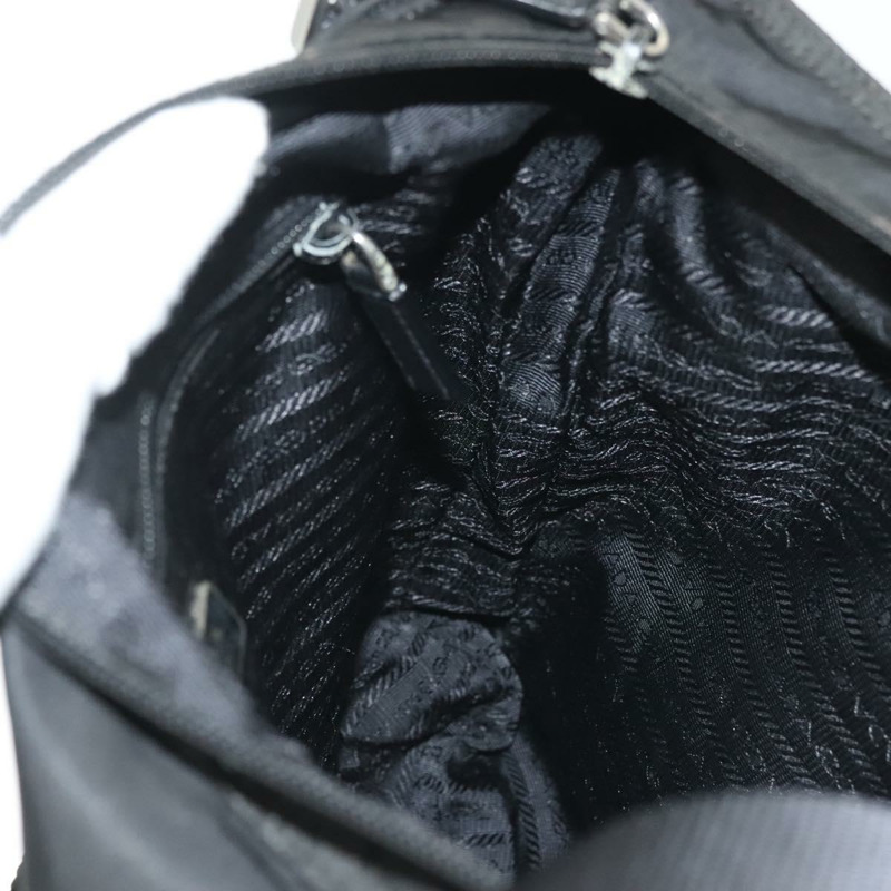 【日本直送】PRADA 單肩包 尼龍 黑色 銀色 正品 yk19379-19