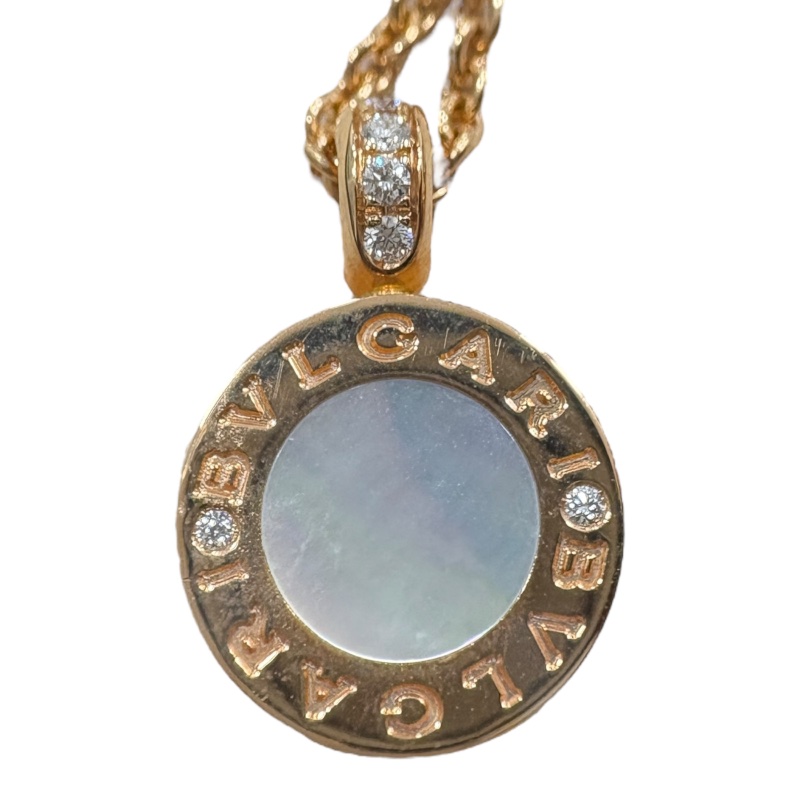 BVLGARI 寶格麗 BVLGARI BVLGARI NECKLACE 紅瑪瑙/白貝母 玫瑰金項鏈 18K金-4