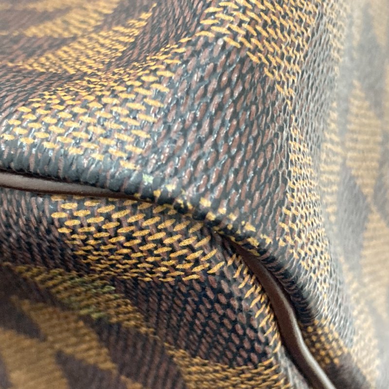 LOUIS VUITTON 路易威登 N41532 Speedy 25 波士頓包 PVC帆布 手提包 棕色棋盤格-11