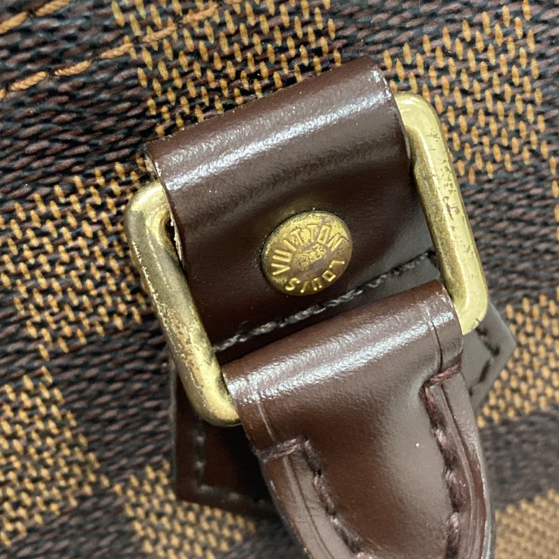 LOUIS VUITTON 路易威登 N41532 Speedy 25 波士頓包 PVC帆布 手提包 棕色棋盤格-12