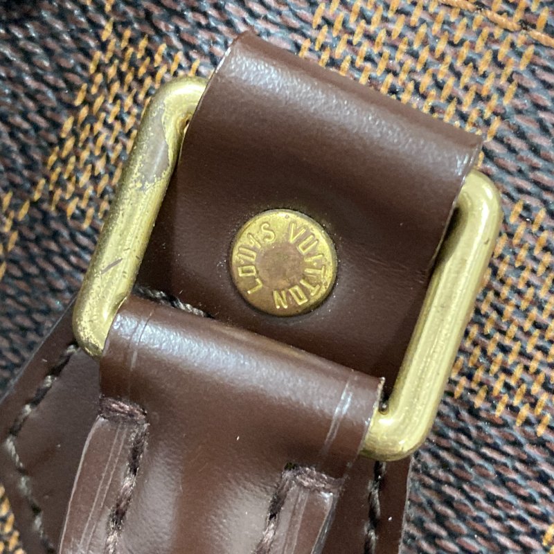 LOUIS VUITTON 路易威登 N41532 Speedy 25 波士頓包 PVC帆布 手提包 棕色棋盤格-15