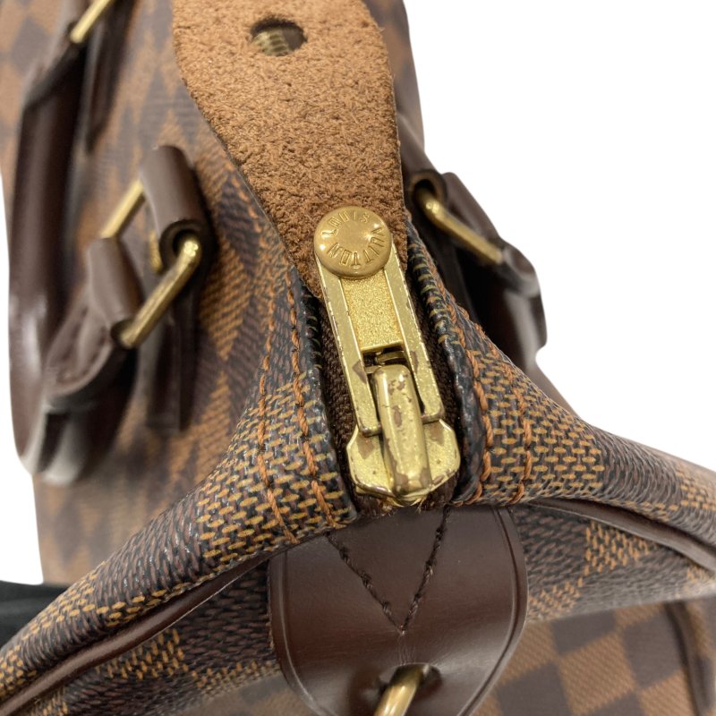 LOUIS VUITTON 路易威登 N41532 Speedy 25 波士頓包 PVC帆布 手提包 棕色棋盤格-18