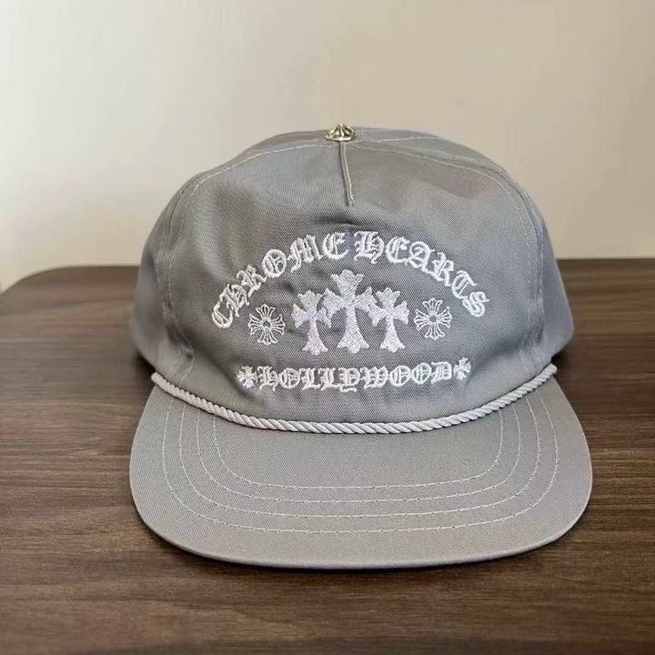 chrome hearts 克羅心 棒球帽 卡車帽#灰色-0