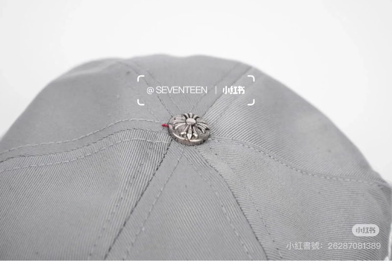 chrome hearts 克羅心 棒球帽 卡車帽#灰色-4