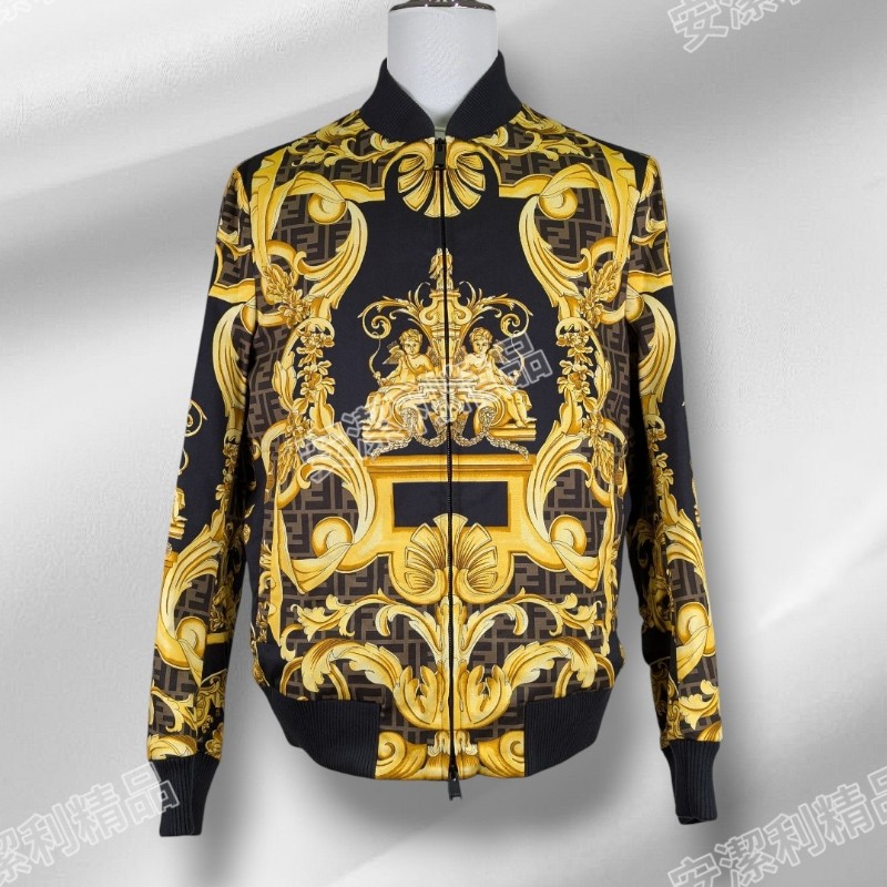 莉亞精品♡金色巴洛克束腰外套 尺碼48 全新品-0