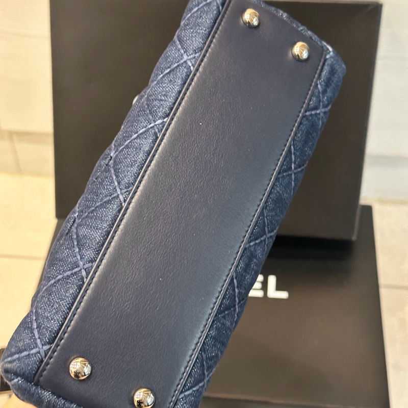全配🈶購證♥️ Chanel Coco handle 牛仔丹寧小號-25