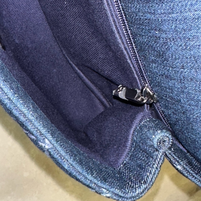 全配🈶購證♥️ Chanel Coco handle 牛仔丹寧小號-36