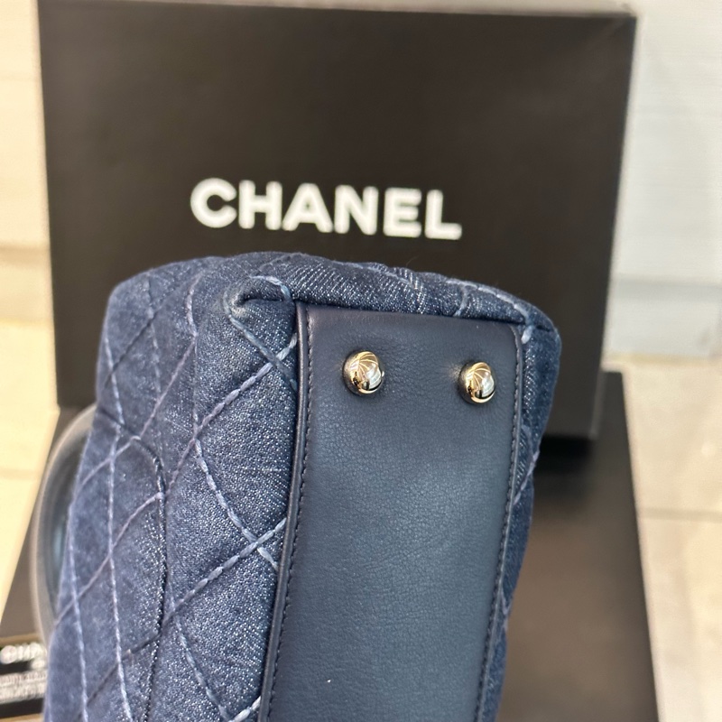 全配🈶購證♥️ Chanel Coco handle 牛仔丹寧小號-18