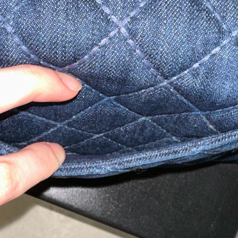 全配🈶購證♥️ Chanel Coco handle 牛仔丹寧小號-20