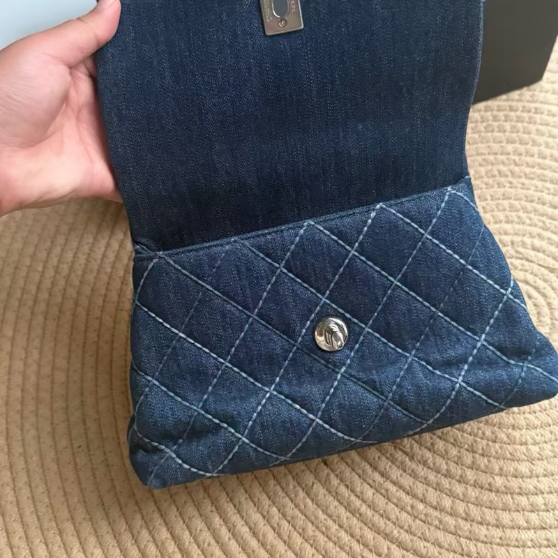 全配🈶購證♥️ Chanel Coco handle 牛仔丹寧小號-37
