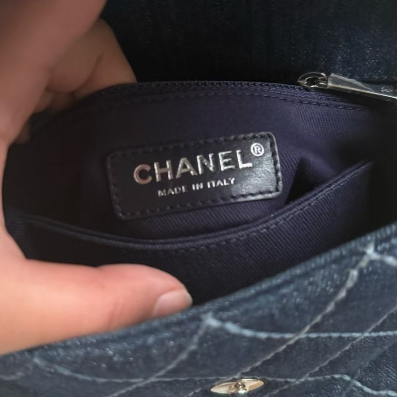 全配🈶購證♥️ Chanel Coco handle 牛仔丹寧小號-39