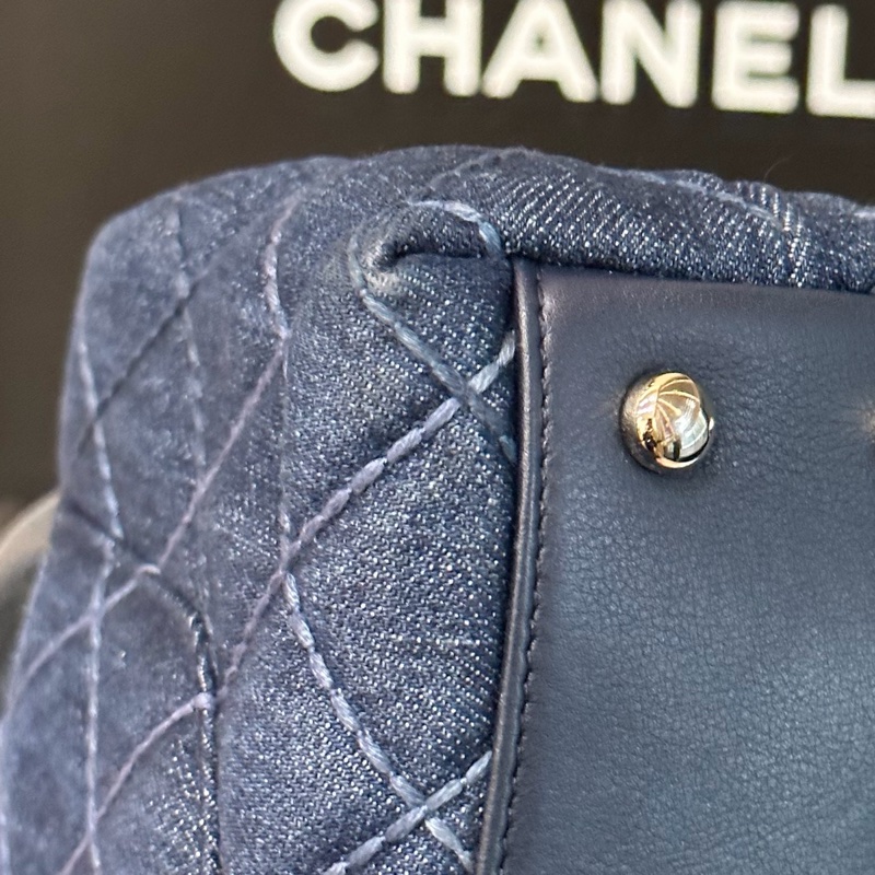 全配🈶購證♥️ Chanel Coco handle 牛仔丹寧小號-42