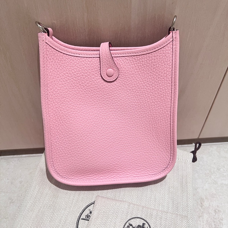 售9新Hermes Evelyne 16 櫻花粉-6