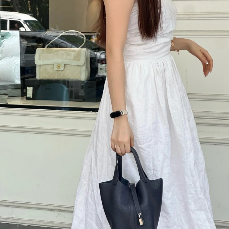 全配🈶購證♥️ 愛馬仕黑金菜籃子18-0