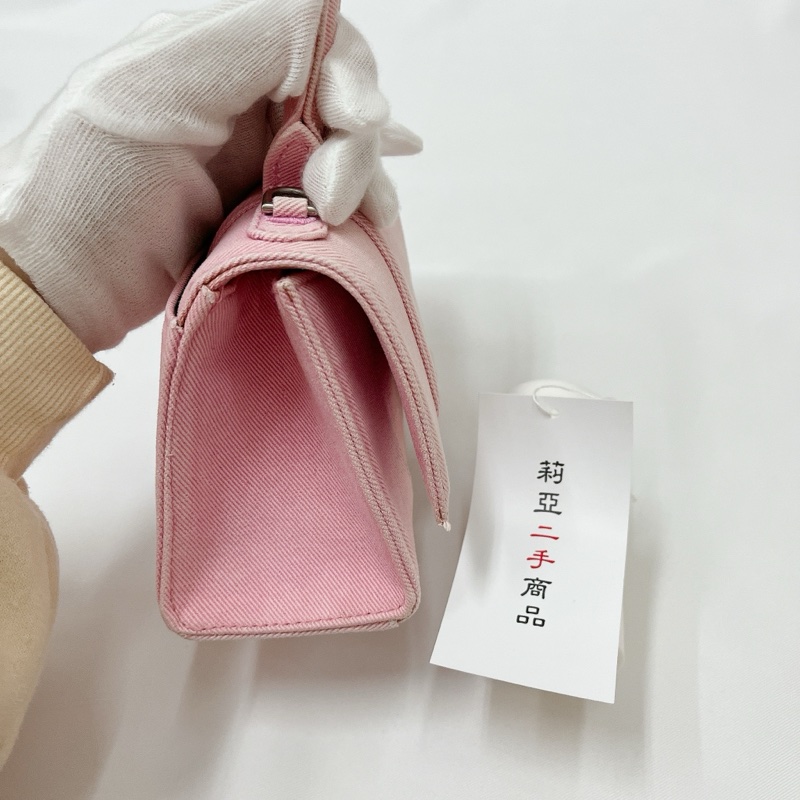 莉亞精品♡Balenciaga 沙漏包 粉 二手美包-12