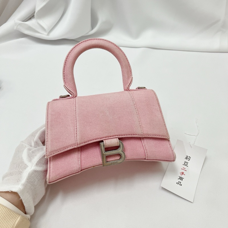 莉亞精品♡Balenciaga 沙漏包 粉 二手美包-2