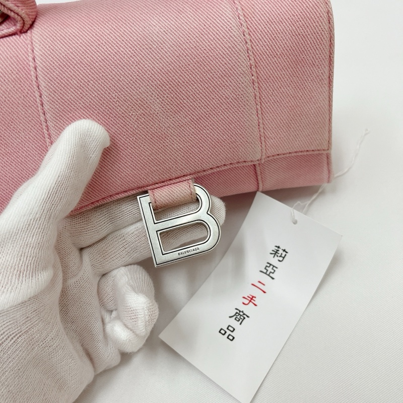 莉亞精品♡Balenciaga 沙漏包 粉 二手美包-3