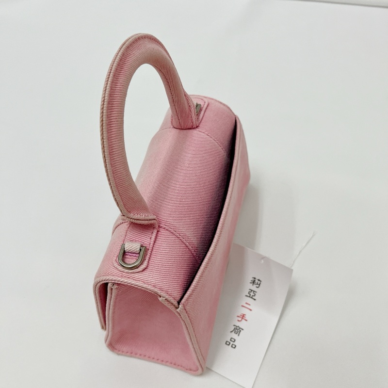 莉亞精品♡Balenciaga 沙漏包 粉 二手美包-6