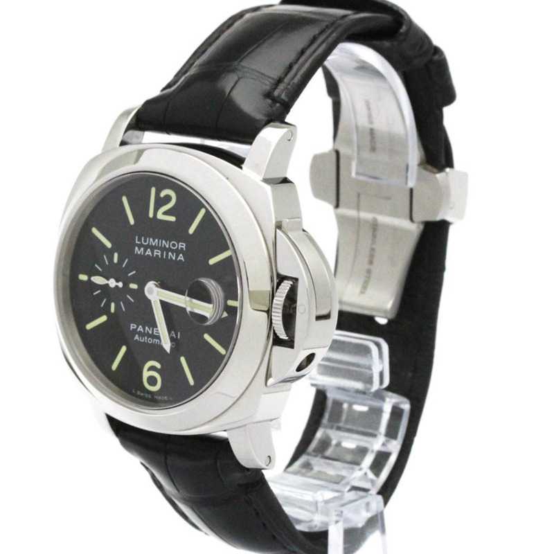 PANERAI Luminor Marina 鋼自動男錶 104 PAM00104 拋光-1