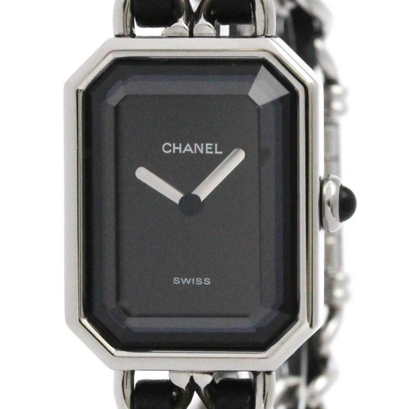 CHANEL Premiere M 尺寸鋼石英女士手錶 H0451 拋光-0