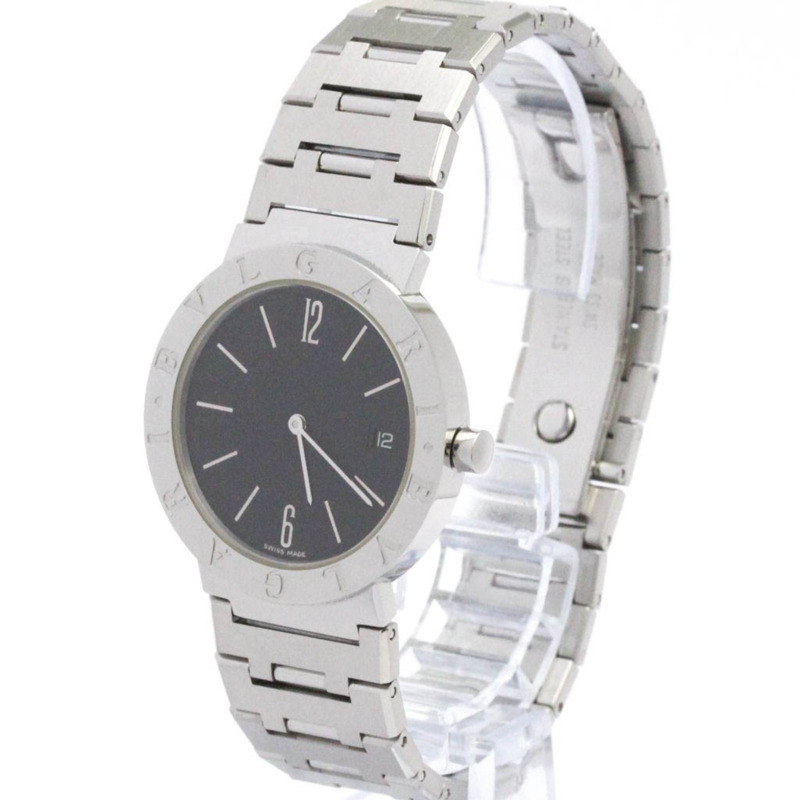 BVLGARI BVLGARI-BVLGARI 鋼石英男錶 BB33SS 拋光-1