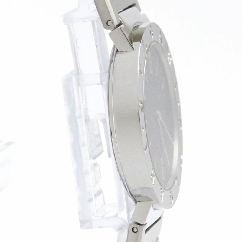 BVLGARI BVLGARI-BVLGARI 鋼石英男錶 BB33SS 拋光-7