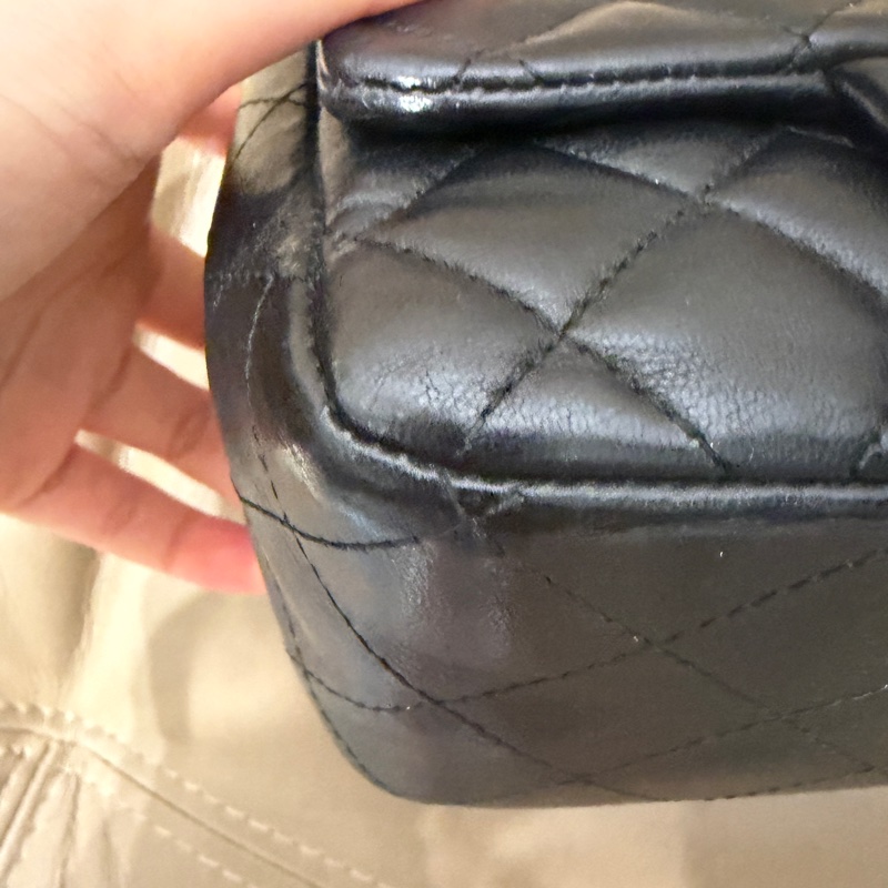 🈶盒子塵袋購證♥️ Chanel 黑銀經典胖子-26