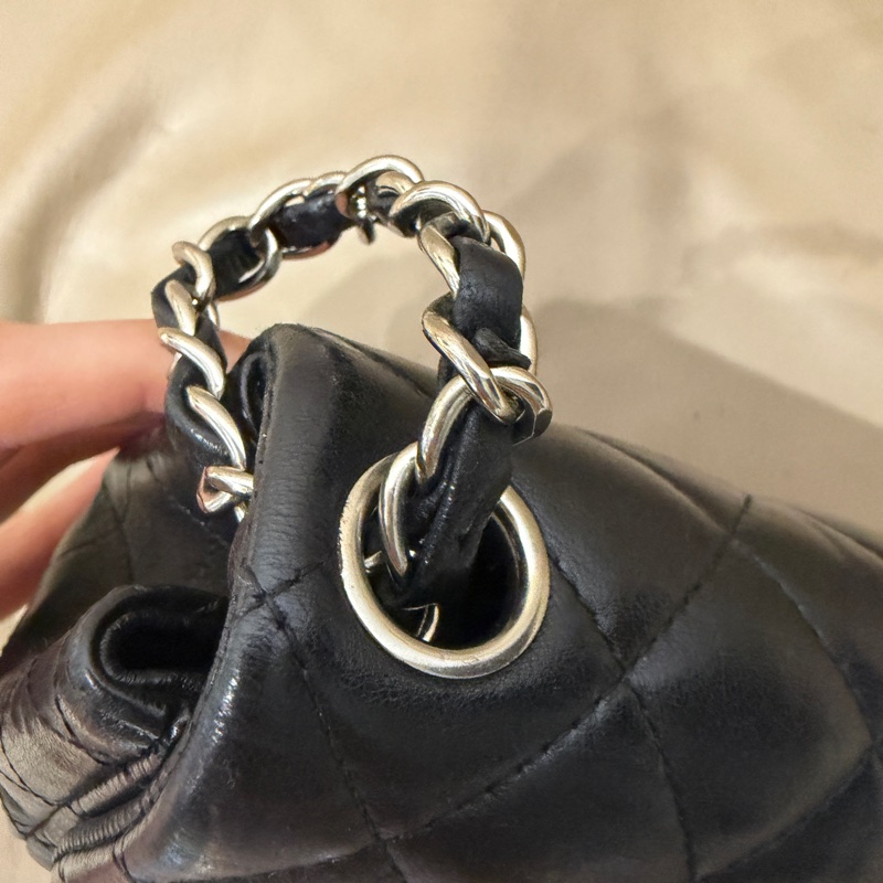 🈶盒子塵袋購證♥️ Chanel 黑銀經典胖子-29