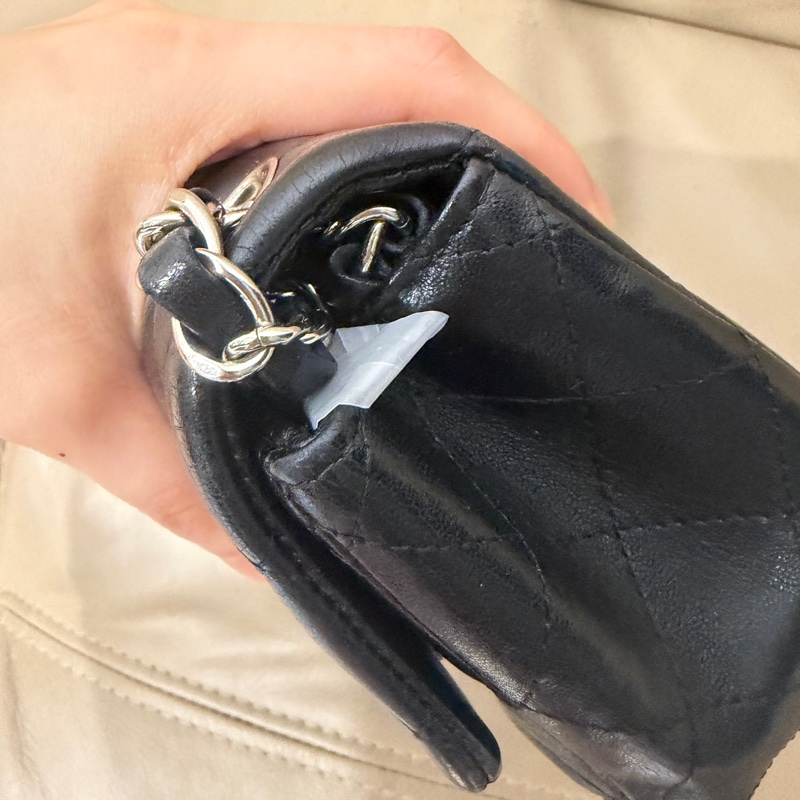 🈶盒子塵袋購證♥️ Chanel 黑銀經典胖子-32