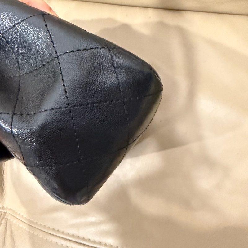 🈶盒子塵袋購證♥️ Chanel 黑銀經典胖子-34