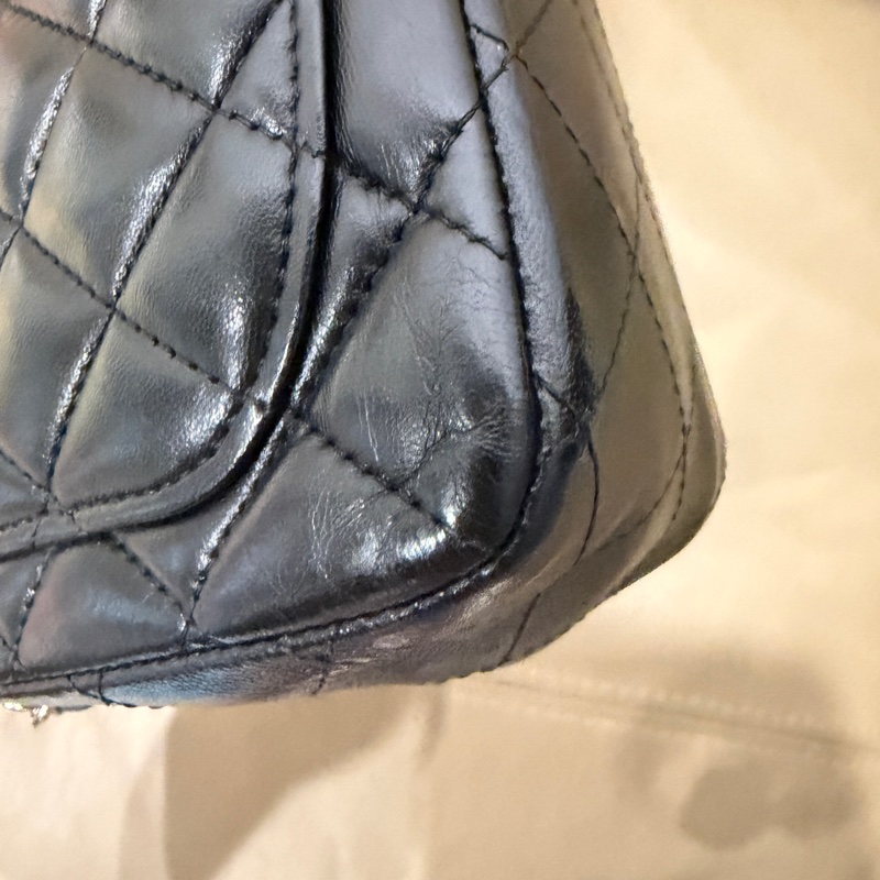 🈶盒子塵袋購證♥️ Chanel 黑銀經典胖子-40