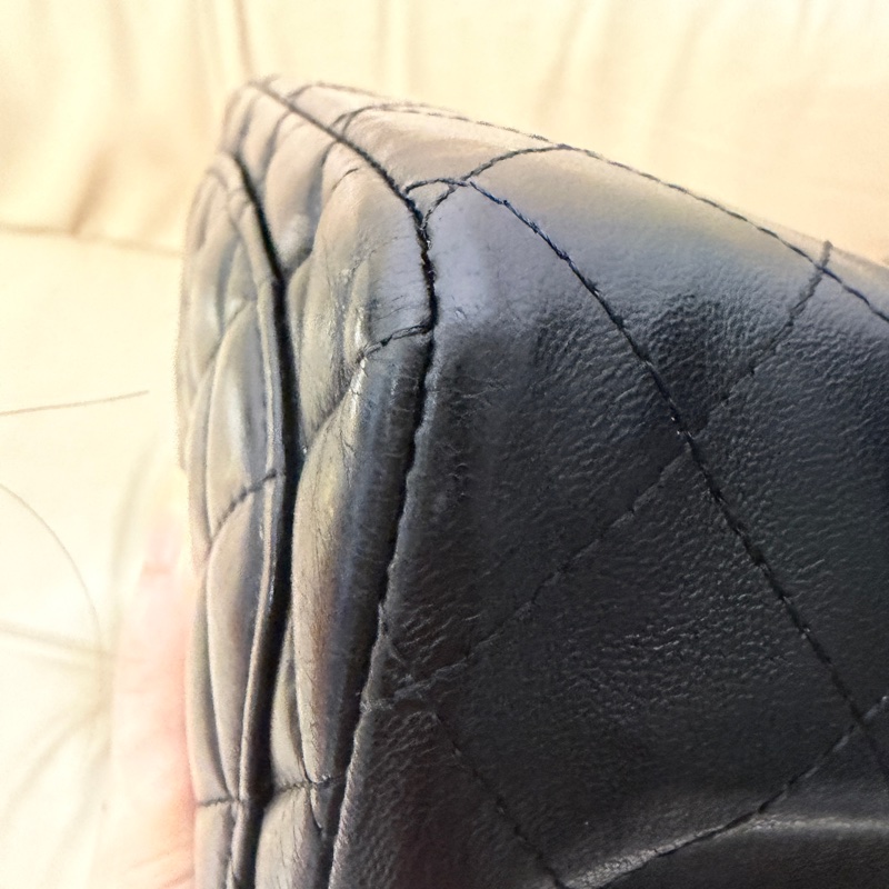 🈶盒子塵袋購證♥️ Chanel 黑銀經典胖子-55