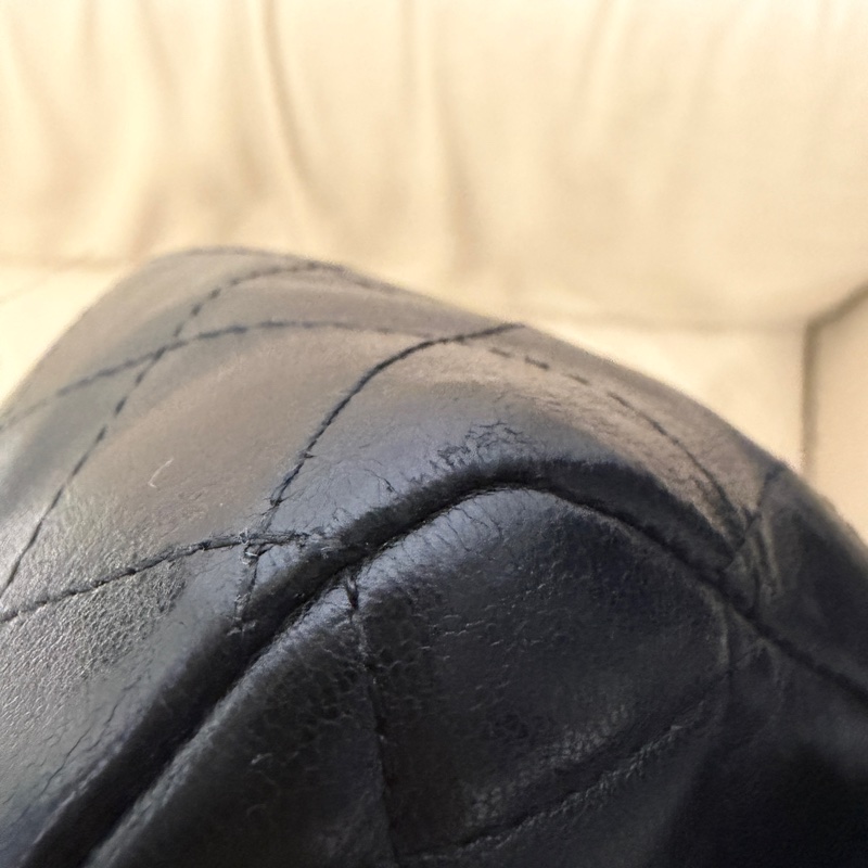 🈶盒子塵袋購證♥️ Chanel 黑銀經典胖子-58