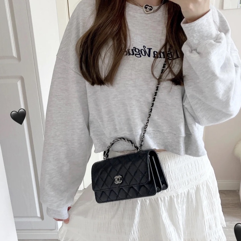 Chanel 23K 黑金風琴woc 🖤-0