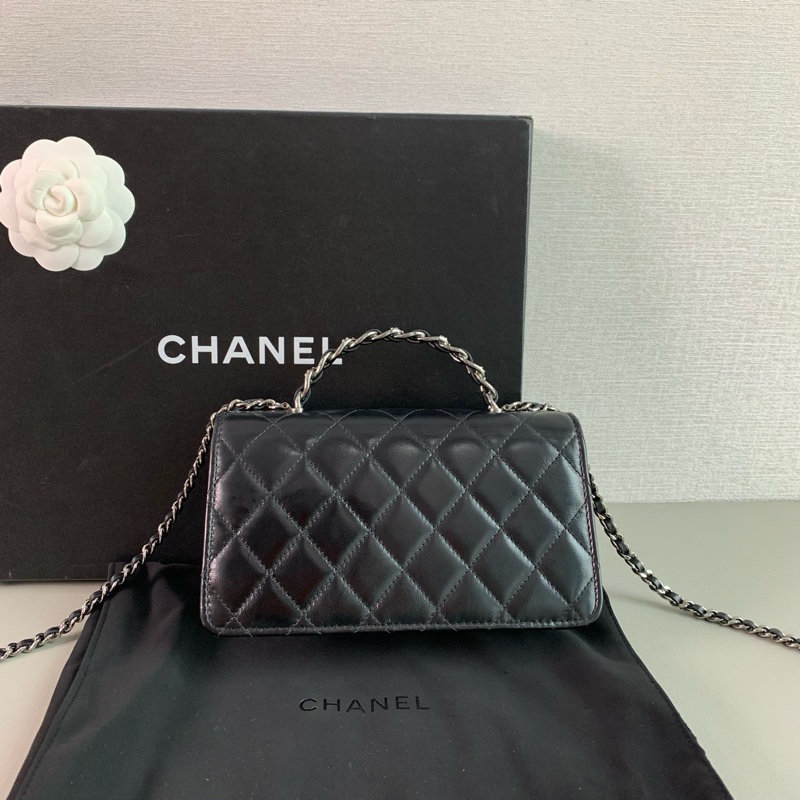 Chanel 23K 黑金風琴woc 🖤-4