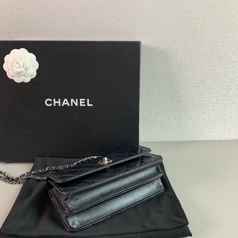 Chanel 23K 黑金風琴woc 🖤-6