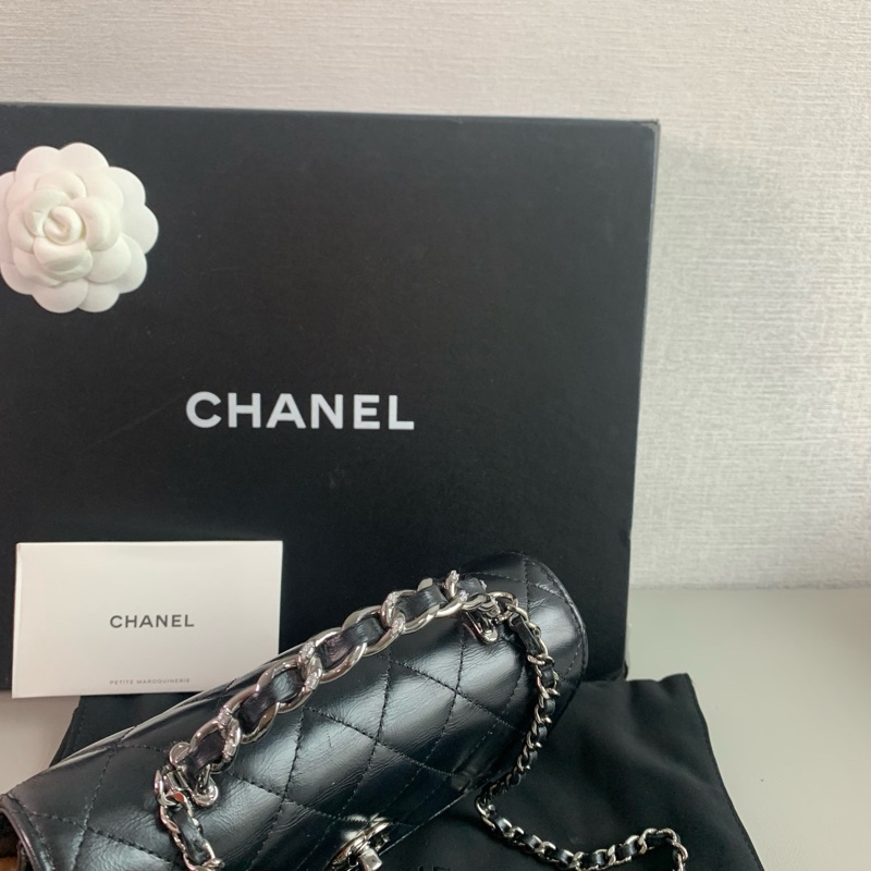 Chanel 23K 黑金風琴woc 🖤-7