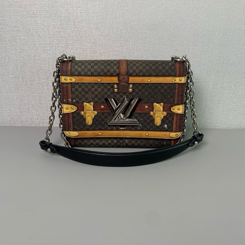 Louis Vuitton 限量Twist 鏈條包 棕色復古感🤎-1