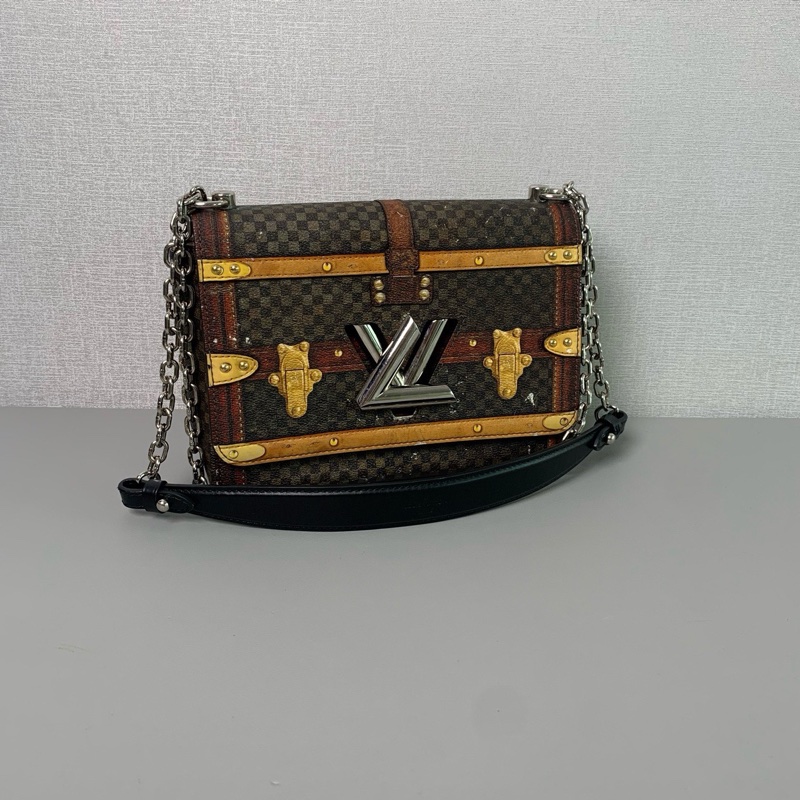 Louis Vuitton 限量Twist 鏈條包 棕色復古感🤎-2