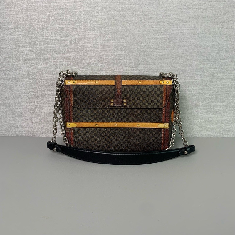 Louis Vuitton 限量Twist 鏈條包 棕色復古感🤎-4