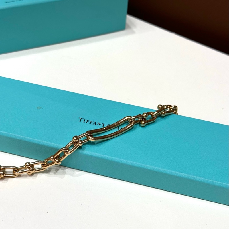 tiffany hardwear系列18k金链环手链-4