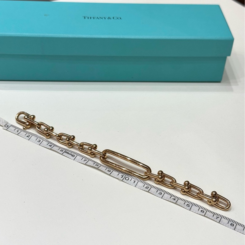 tiffany hardwear系列18k金链环手链-7