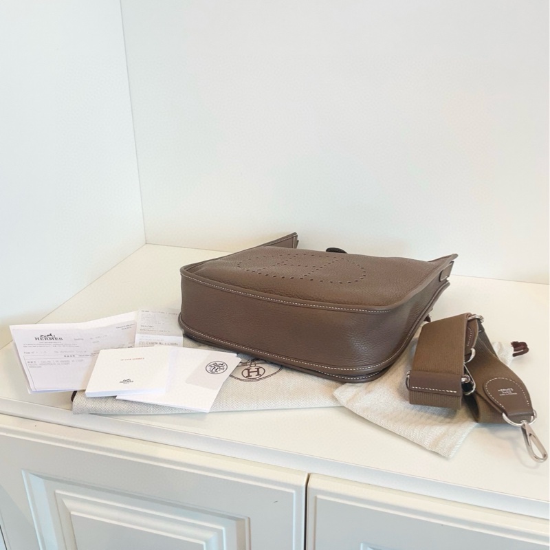 Hermes Evelyne 29 大象灰銀扣-5
