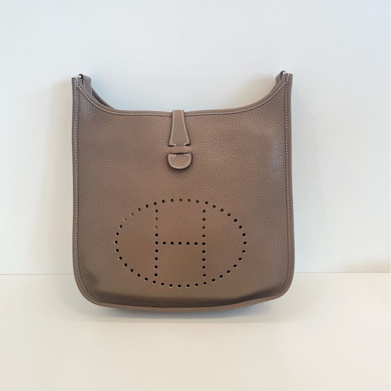 Hermes Evelyne 29 大象灰銀扣-8