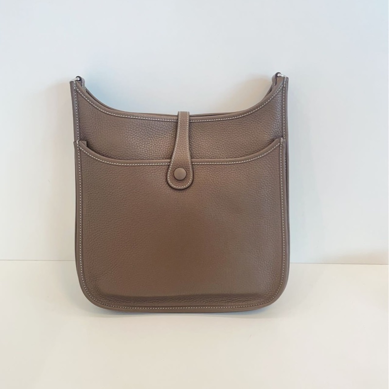 Hermes Evelyne 29 大象灰銀扣-9