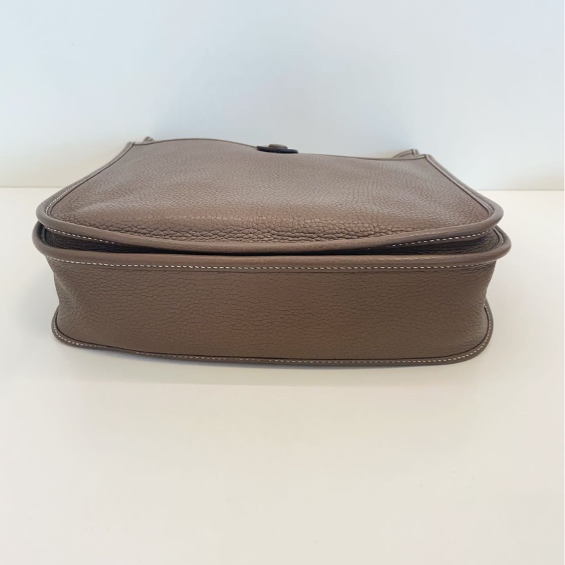 Hermes Evelyne 29 大象灰銀扣-10