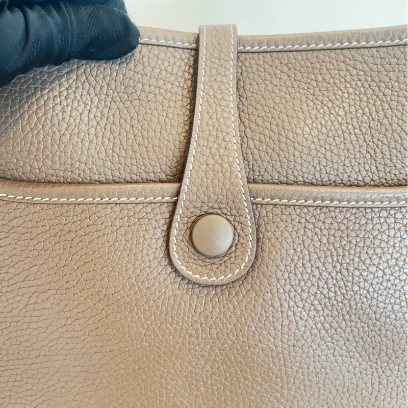 Hermes Evelyne 29 大象灰銀扣-17