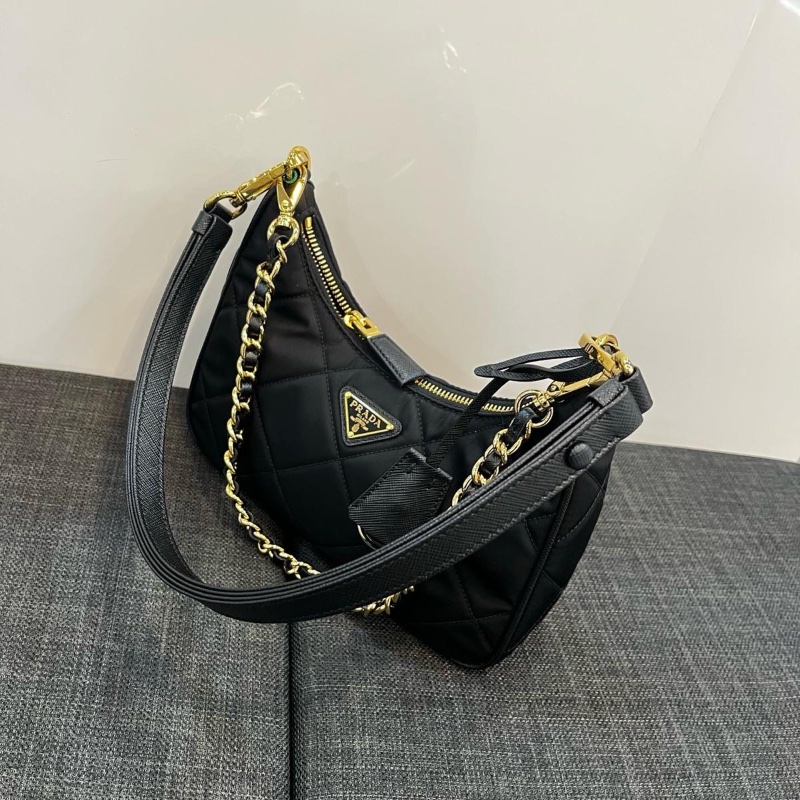 Prada chaine hobo bag-0