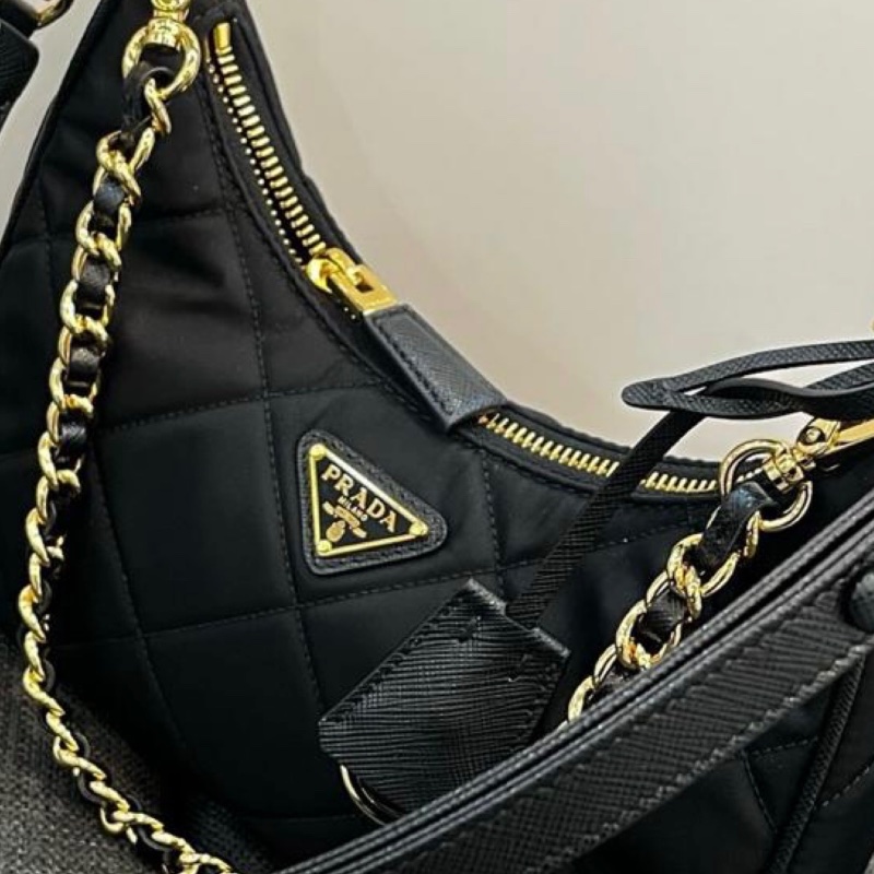 Prada chaine hobo bag-3